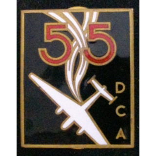 55°GROUPE DES RÉGIMENTS D'ARTILLERIE DE DÉFENSE CONTRE AVIONS