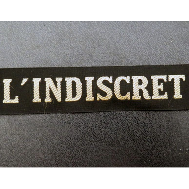 MARINE : bande de bachi de marin L'INDISCRET 