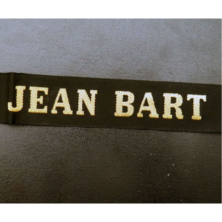 MARINE : bande de bachi de marin JEAN BART