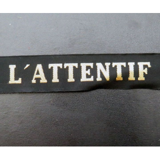 MARINE : bande de bachi de marin L'ATTENTIF