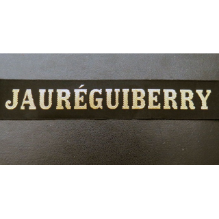 MARINE : bande de bachi de marin " JAURÉGUIBERRY " longueur 65 cm