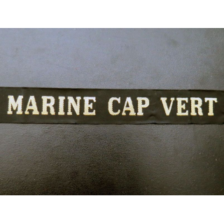 MARINE : bande de bachi de marin MARINE CAP VERT