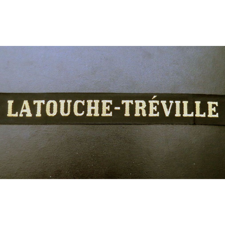 MARINE : bande de bachi de marin LATOUCHE-TRÉVILLE