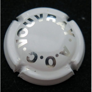 Capsule Muselet de bouteille de A.O.C. Vouvray Blanc et métal n° 28