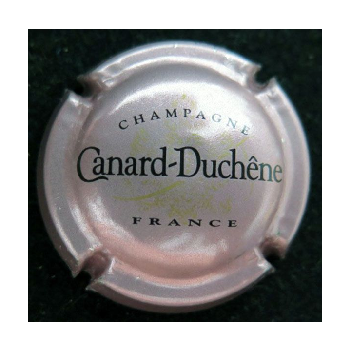 Capsule Muselet de champagne Canard Duchêne n° 75e rosé violacé