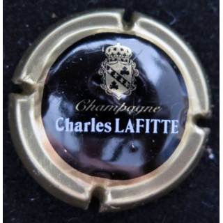 Capsule Muselet de champagne Charles Lafitte n° 9 contour or