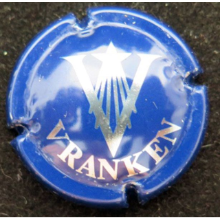 Capsule Muselet de champagne Vranken n° 16 bleu et métal