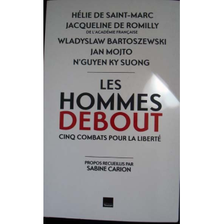 Les hommes debout, cinq combats pour la liberté écrit par H. De St Marc et J. de Romilly aux éditions du Toucan - 0430