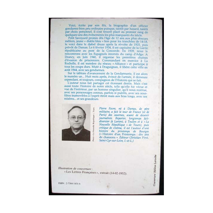 Histoire d'un militaire peu ordinaire. Fragments du Siècle écrit par Pierre Faivre aux éditions L'Harmattan - 0439