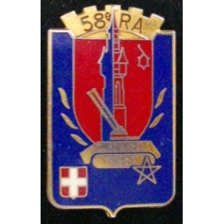 58° RA : 58° RÉGIMENT DARTILLERIE