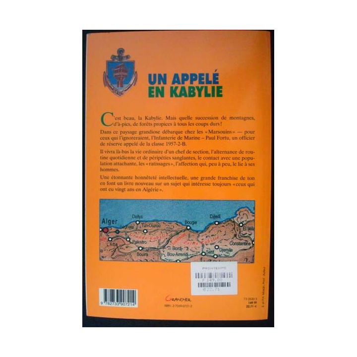 Un Appelé en Kabylie écrit par Paul Fortu aux éditions Grancher - 0457