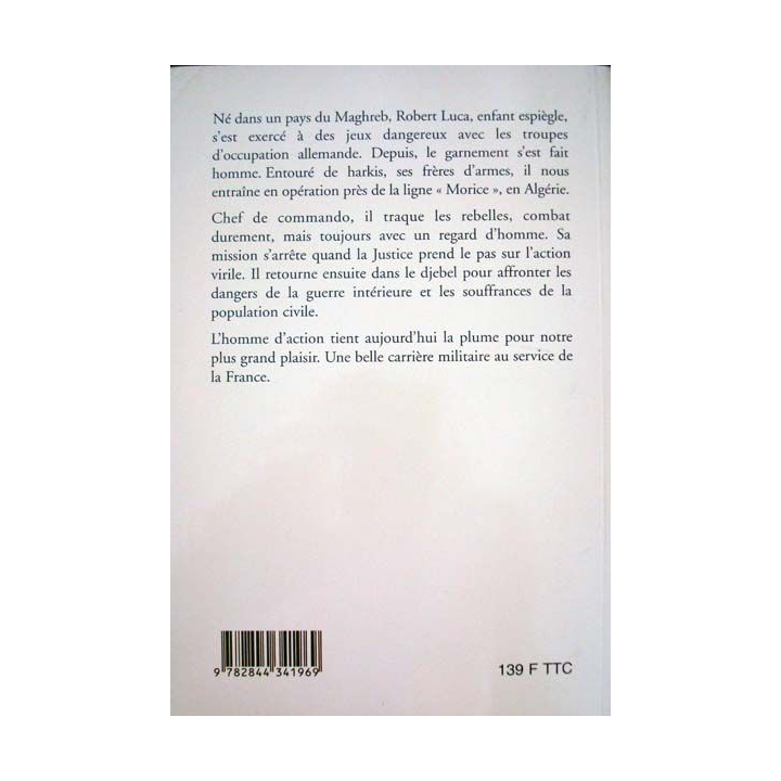 Harkis, mes frères de combat écrit par Robert Luca aux éditions des Ecrivains - 0469