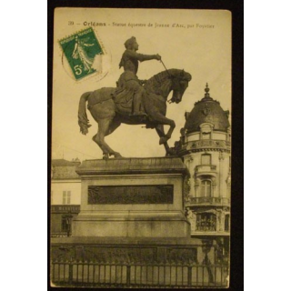 ORLÉANS - STATUE ÉQUESTRE DE JEANNE D'ARC