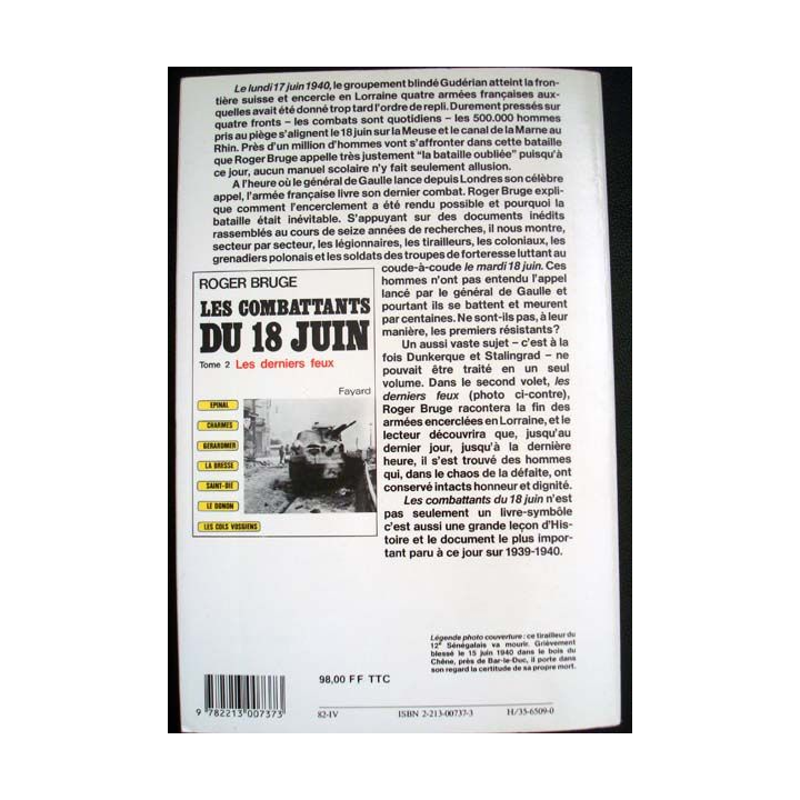 Fors l'honneur. Chronique d'une guerre perdue. Tome 6 écrit par Rémy aux éditions France-empire - 0546