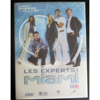 DVD : LES EXPERTS MIAMI Saison 1 (épisodes 1.13 à 1.24 3 DVD)