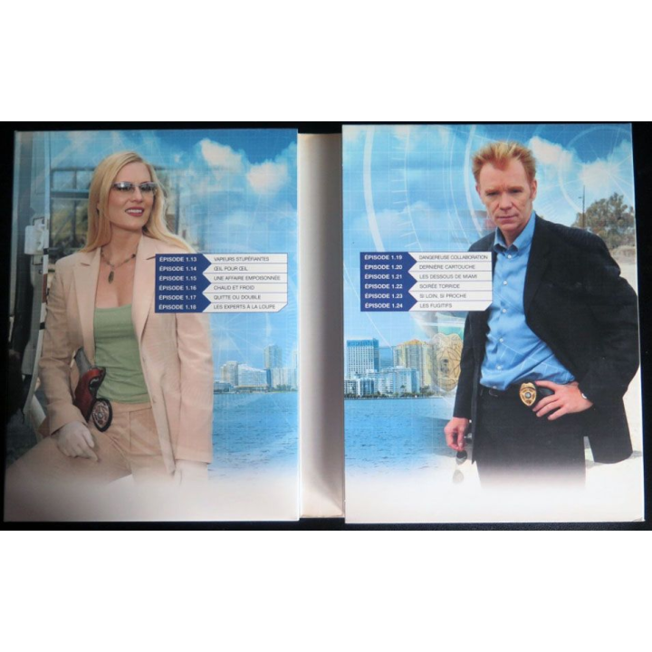 DVD : LES EXPERTS MIAMI Saison 1 (épisodes 1.13 à 1.24 3 DVD)