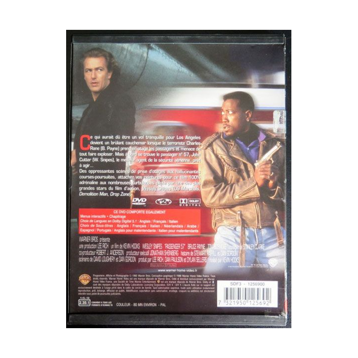 DVD : Passager 57 avec Wesley Snipes