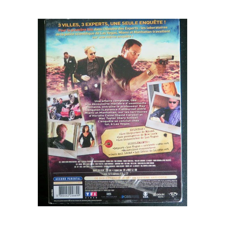 DVD : Les Experts la trilogie