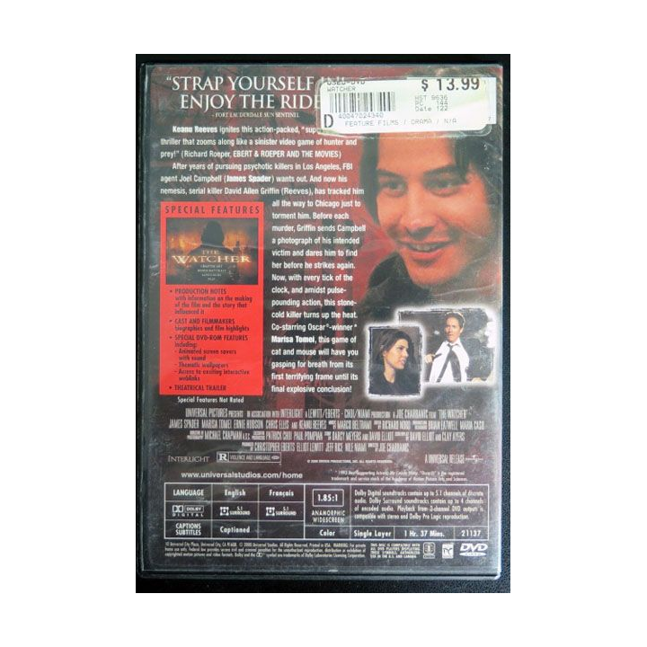 DVD : The Watcher avec James Spader et Marisa Tomei