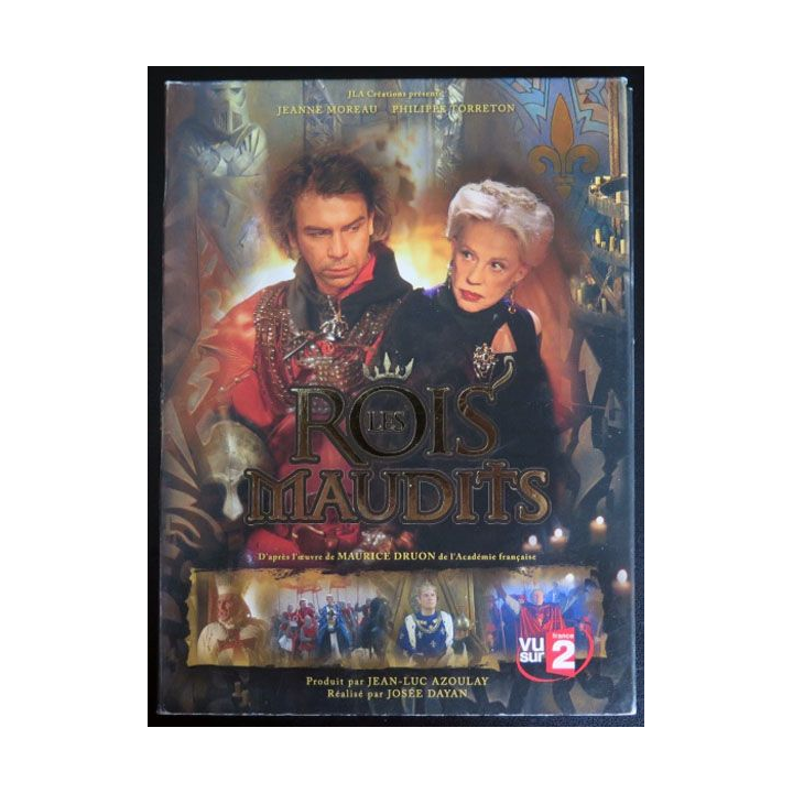DVD : Les Rois Maudits avec Jeanne Moreau et Philippe (3 DVD)