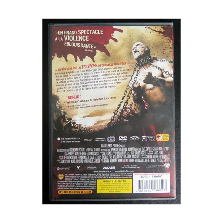 300 avec Gérard Butler et Rodrigo Santoro