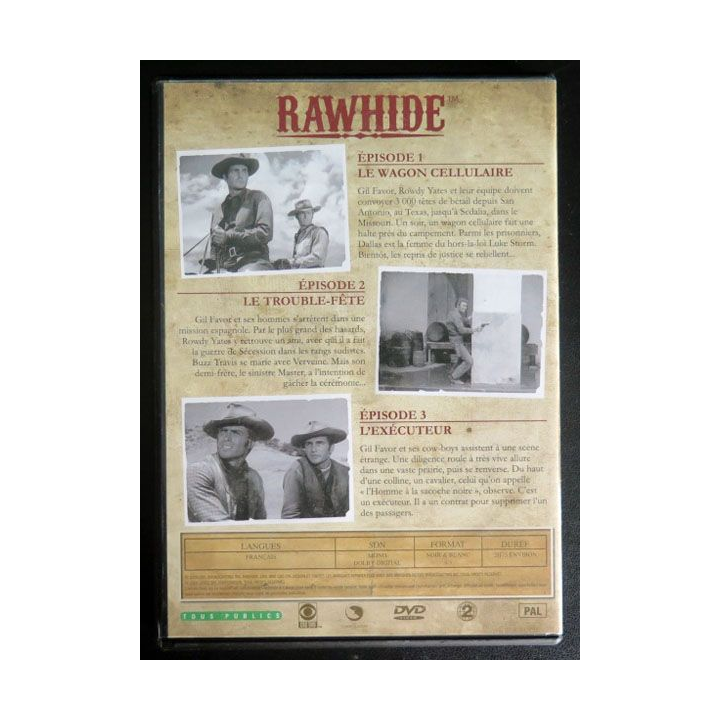 Rawhide n° 1 le wagon cellulaire avec Clint Eastwood