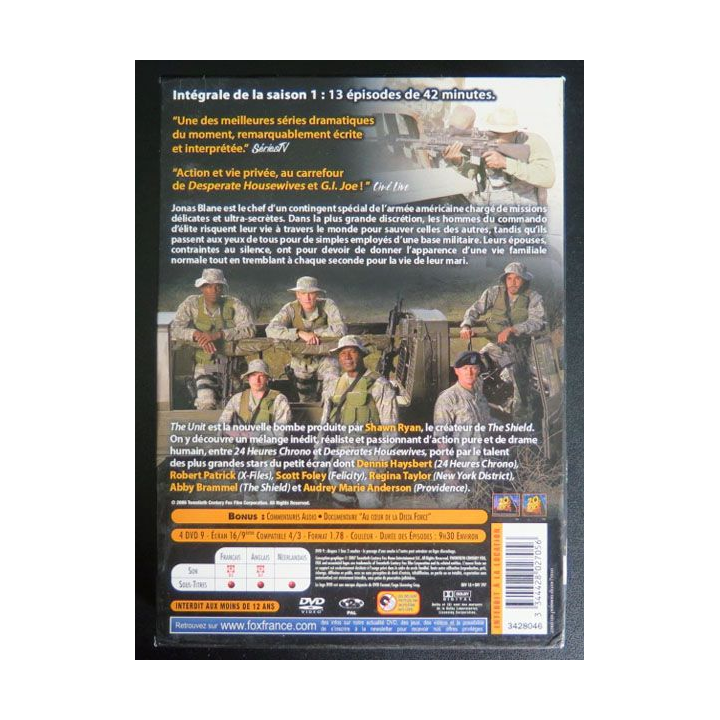 DVD : The Unit Commando d'Elite intégrale saison 1 (4 DVD)