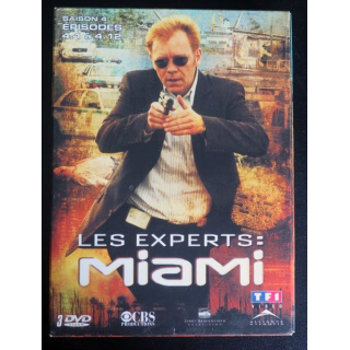 DVD : Les Experts Miami saison 4 (épisodes 4.1 à 4.12 3 DVD)