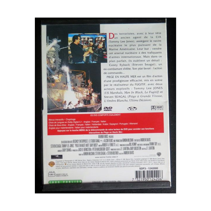 DVD : piège en haute mer avec Steven Seagal