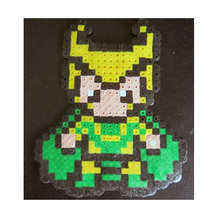 personnage en puzzle Diy plastique thermosoudé