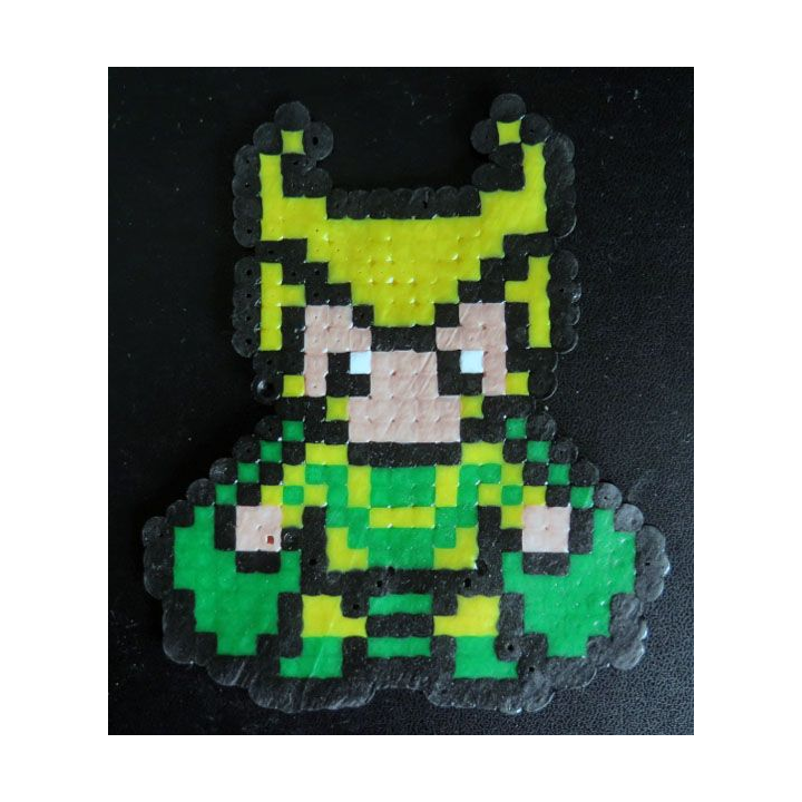 personnage en puzzle Diy plastique thermosoudé