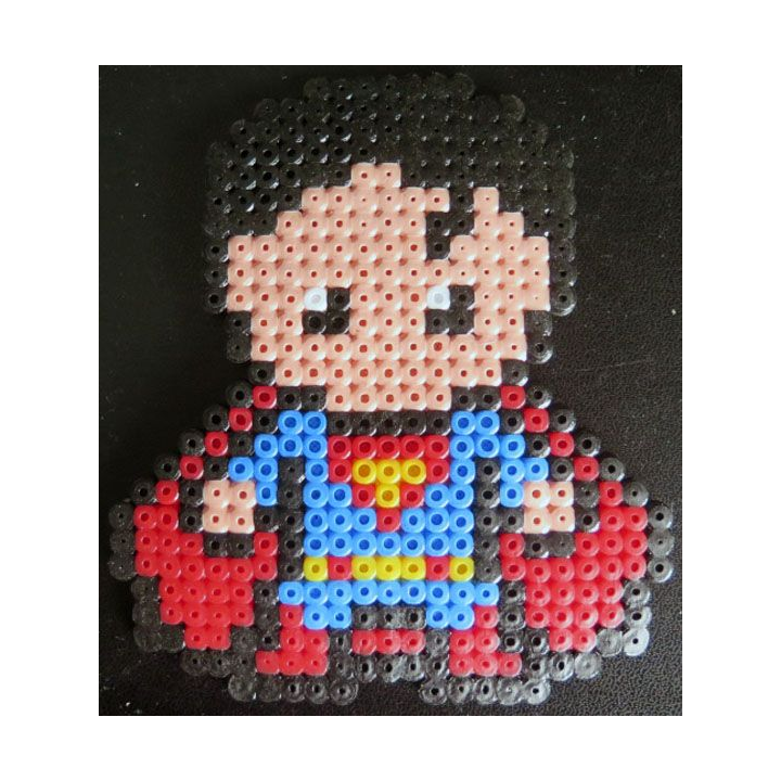personnage en puzzle Diy plastique thermosoudé