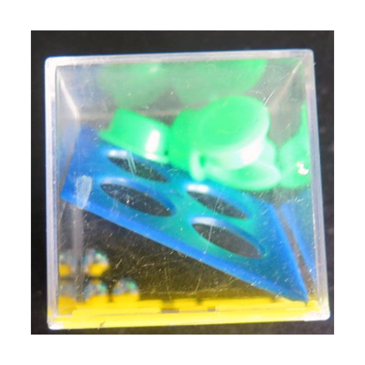 jeu d'adresse 1 dans cube plastique 4 x 4 x 4 cm 
