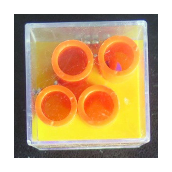 jeu d'adresse 2 dans cube plastique 4 x 4 x 4 cm 