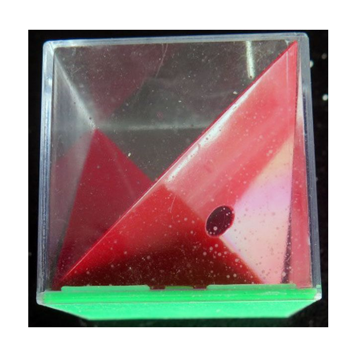 jeu d'adresse 5 dans cube plastique 4 x 4 x 4 cm 