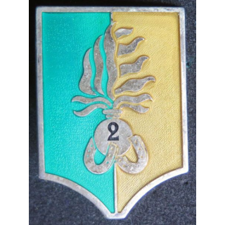 2° REI compagnie montée du 2° régiment étranger d'infanterie vert et ocre