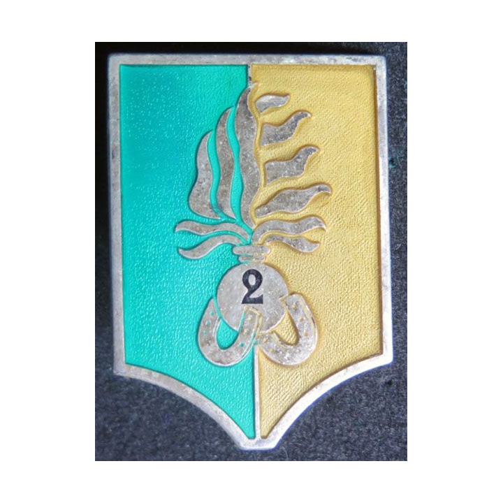 2° REI compagnie montée du 2° régiment étranger d'infanterie vert et ocre