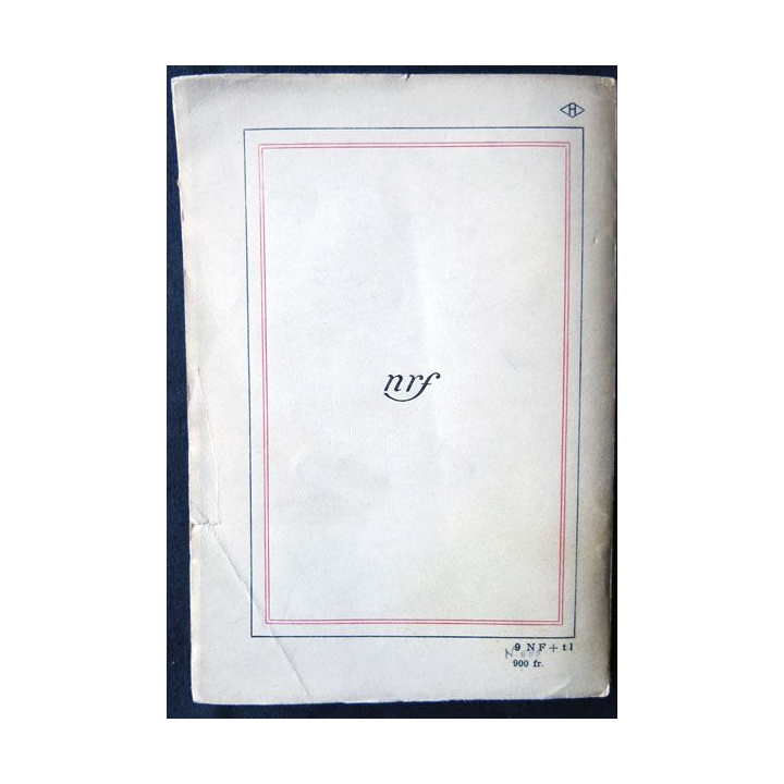 La fête écrit par Roger Vailland aux éditions Gallimard - F002