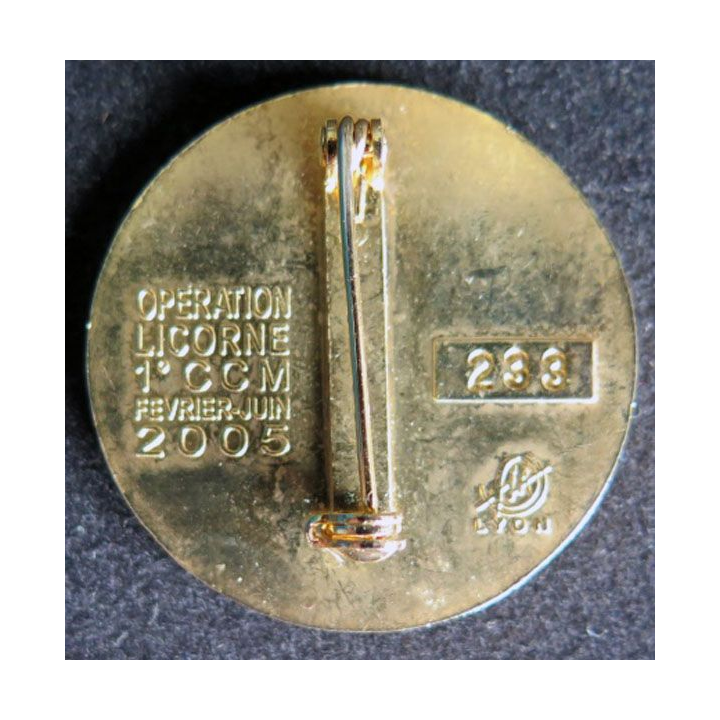2° REG 1° CCM 2° étranger du Génie opération Licorne 2005  FIA n° 23