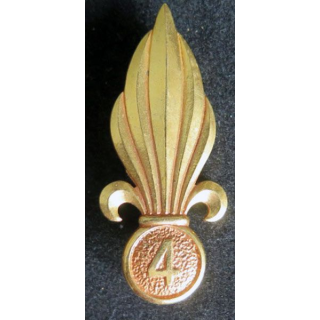 insigne béret 4° régiment étranger d'infanterie Drago grenade REI
