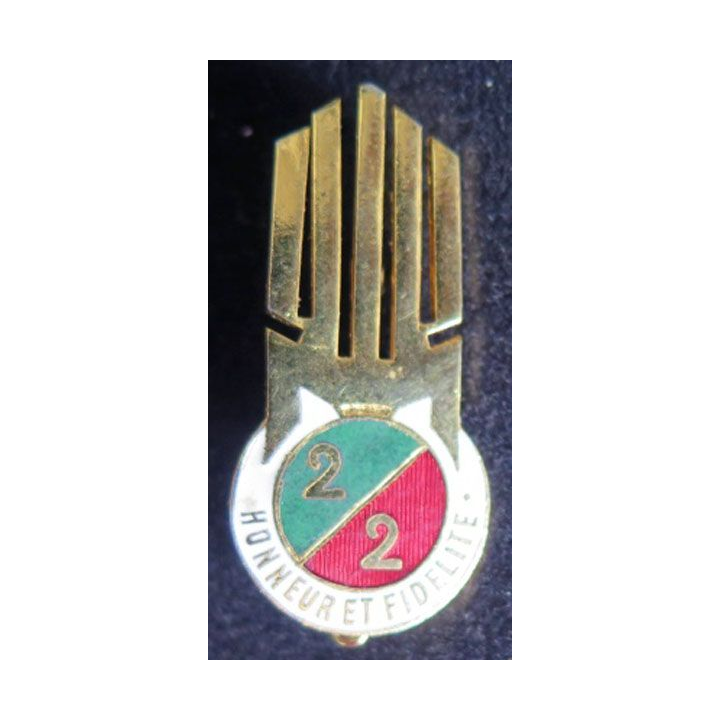 2° REI : 2° bataillon du 2° étranger d'infanterie en Syrie AB émail 