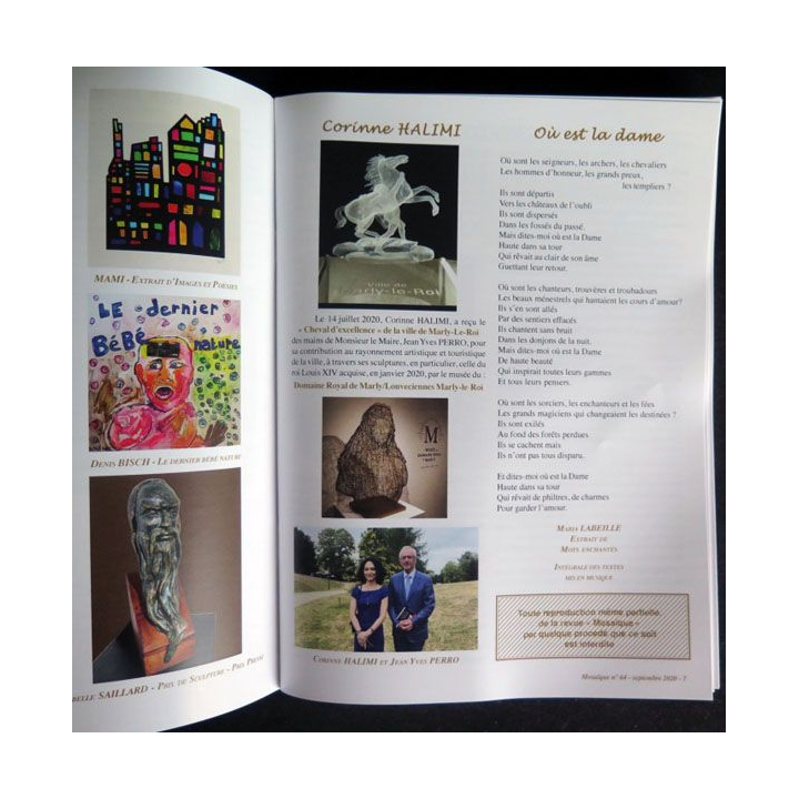 MOSAÏQUE N°64 septembre 2020 France Monde Culture 