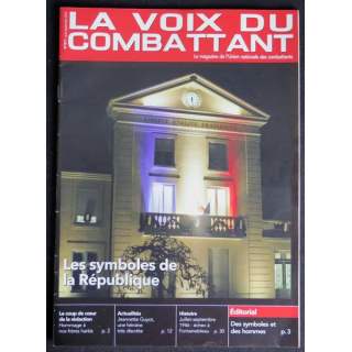 LA VOIX DU COMBATTANT n°1817  sur les symboliques de la République 
