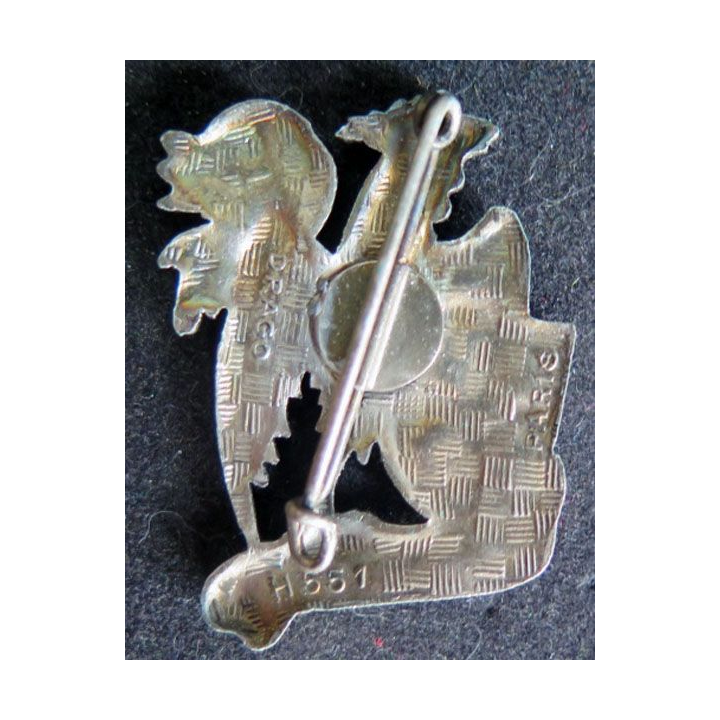 67° BI : 67° bataillon d'infanterie de fabrication Drago Paris H. 551 en émail