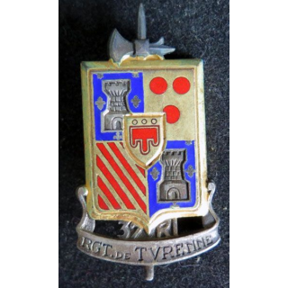 37° RI : 37° régiment d'infanterie RI H. 674 tour hallebarde TURENNE