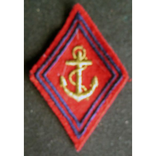 LOSANGE DE BRAS MODÈLE 45 : artillerie de marine cadre