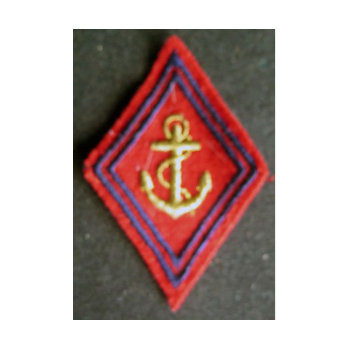 LOSANGE DE BRAS MODÈLE 45 : artillerie de marine cadre
