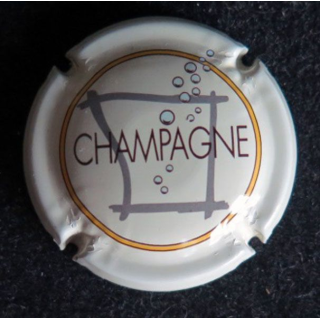 Capsule Muselet de champagne générique n° 717e contour crème pâle