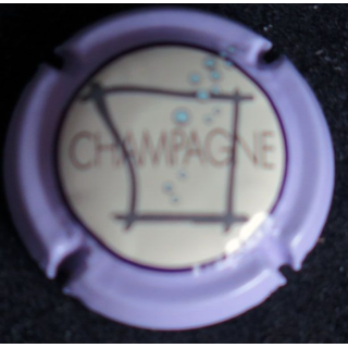 Capsule Muselet de champagne générique n° 717d contour violet