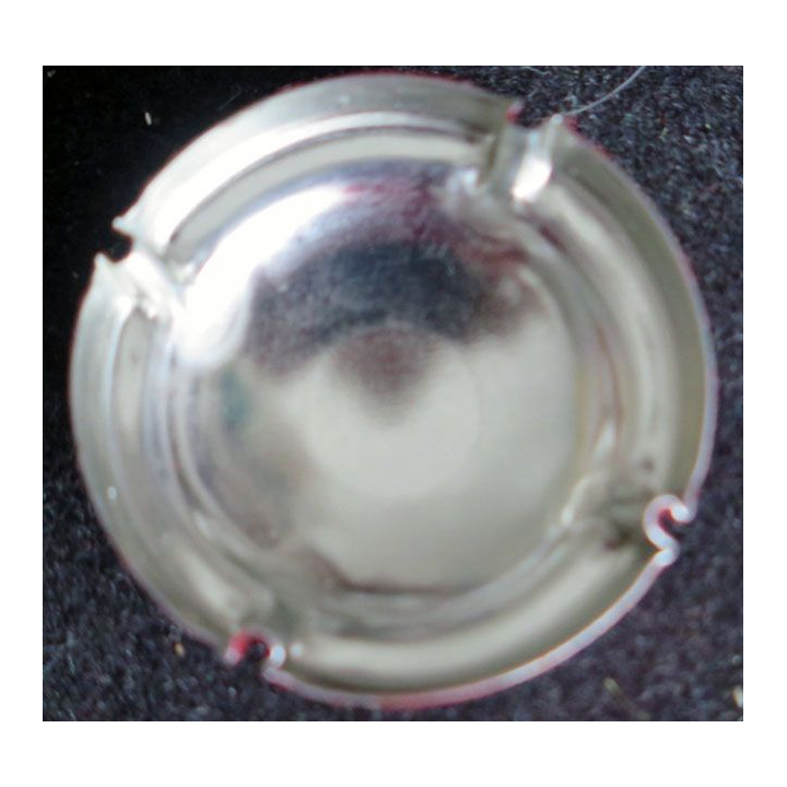 Capsule Muselet de champagne Taittinger n° 92a rouge vif et or jaune 